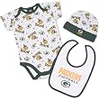 NFL Infant/Toddler Boys' Green Bay Packers Bodysuit, Bib & Cap Set