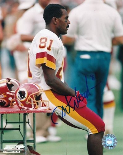 Art Monk Autographed/Hand Signed Washington Redskins 8x10 Photo (Pose 3)