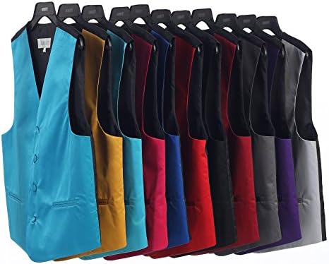 Gioberti 4 Piece Toddlers Kids Boys Vest, Tie, Bowtie, Pocket Square Formal Set