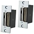 Electric Door Strike Remote Unlock Mechanism for Security Alarms, Keypad Entry, & Audio Video Door Phone Intercom Systems (12V DC) - Bonus Pack of 2