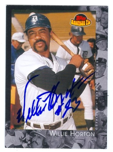 Willie Horton Autographed/Hand Signed MLB Baseball Card (Detroit Tigers) 2001 Topps American Pie #11