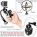 Fantaseal 3-Axis Inertia Gyro Stabilizer w/ GoPro Remote Control Holder Clip for GoPro Grip Handle GoPro Stabilizer GoPro Gimbal for GoPro Hero 5 / 4 / 3+ /3 / Hero+LCD