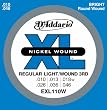 D'Addario EXL110W Nickel Wound Electric Guitar Strings, Regular Light, Wound 3rd, 10-46