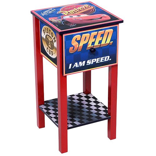 Disney Pixar Cars Childrens Night Stand Bedside Table