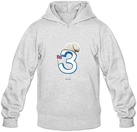 Funnyer Men's The Smurfs3-2 Sweatshirt Hoodie M Light Grey