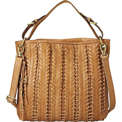 Fossil Lola Woven Convertible Large Hobo