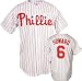 Apparel : Ryan Howard Philadelphia Phillies Home White/Scarlet Youth MLB Replica Jersey