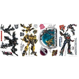 ROOMMATES RMK1091SCS Transformers 3 Peel & Stick Wall Decals