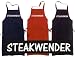 Kochen - Grillen - Schürze, schwarz mit aufgesetzter Tasche STEAKWENDER