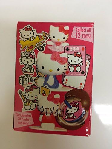 3 eggs. Hello Kitty Chocolate Surprise Eggs with Toy Inside