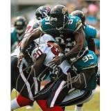 Derrick Harvey Autographed Jacksonville Jaguars (vs Texans) 8x10 Photo
