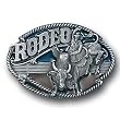 Rodeo Pewter Belt Buckle - Fan Shop Sports Team Merchandise