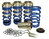 88-00 Honda Civic Coilover Lowering Spring Kit - BLUE (1988 1989 1990 1991 1992 1993 1994 1995 1996 1997 1998 1999 2000 89 90 91 92 93 94 95 96 97 98 99)