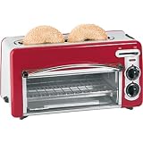 Hamilton Beach 2 in 1 Toastation Toaster and Oven - Red by Hamilton Beach