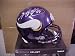Adrian Peterson Hand Signed Autographed Minnesota Vikings Full Size Riddell Helmet w/ Photo of Signing