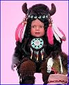 BUFF 25in Porcelain Indian Show-Stoppers Doll