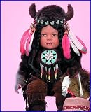 BUFF 25in Porcelain Indian Show-Stoppers Doll