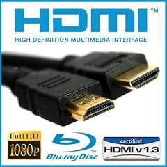HDMI Kabel St/St 1 Meter Vergoldet Gold Plated 2 Fache Abschirmung Full HD 1080p High Speed Version 1.3b