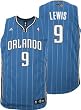 Rashard Lewis Jersey: adidas Blue Swingman #9 Orlando Magic Jersey
