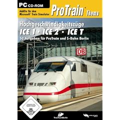 Train Simulator - ProTrain Thema: Hochgeschwindigkeitsz�ge ICE 1, ICE 2, ICE T