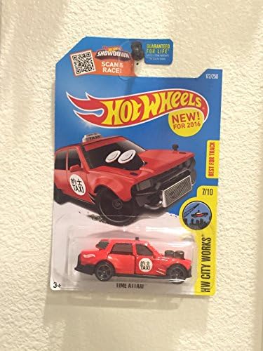 2016 Hot Wheels TAXI ATTAXI (Red) 7/10 HW City Works 172/250 1:64 Scale Die-Cast