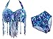 Youngerbaby Women's Plus Size Swimwear High Waist Braided Fringe Bikini Sets