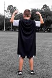 Abracadabrazoo Set of 10 Black Adult Big Kid Super Hero Superhero Capes Party Favors Batman Spiderman Magician Dracula Witch Dress up Costume
