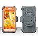 Samsung Galaxy S5 Case, Galaxy S5 Case, BENTOBEN Hybrid Protective Soft&Hard Case with Rotating Kickstand Belt Clip Holster Cover Case for Samsung Galaxy S5 S V I9600 GS5 All Carriers, Gray/Orange