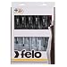 Felo 0715750174 Set of 6 Slotted & Phillips Screwdrivers, 500 Series