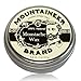 Mustache Wax by Mountaineer Brand - All-Natural, No Residue, Clear and Easy to Use, 2 oz Tin