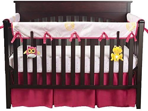 Babee Talk Eco-Teether Crib Bedding Set 51"x 12" Pink