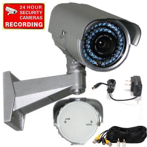 VideoSecu 600TVL Day Night Vision Outdoor IR Security Camera Weatherproof 1/3