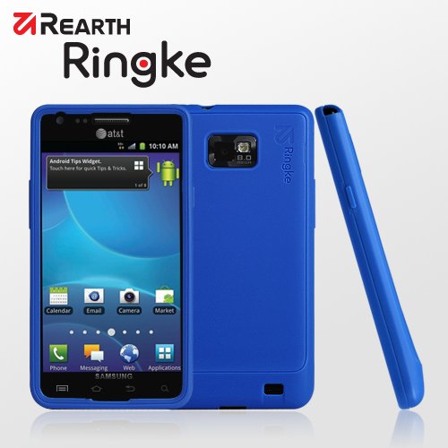 Samsung Galaxy S2 (AT&T or GT-i9100) Rearth Ringke Case [True Blue]-REARTH