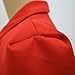 Jiujiuyi Women's Red Turn-down Collar Cape Jacket