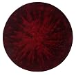 27" Immense Decorative Round Contemporary Red Bamboo Platter