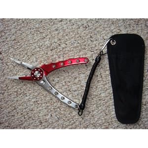 RIP LIPS FISHING ALUMINUM FISHING PLIERS CUTTERS WITH SHEATH by 