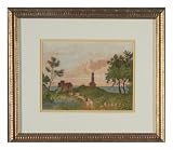 CAS Wall D&Atilde;&copy;cor Hudson River View III 22-by-19-Inch Framed Print