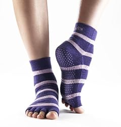 ToeSox Half Toe Yoga/Pilates Toe Socks With Grips