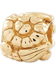 Reflection Beads Silver Gold Plated Shells Animal Bead