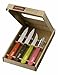OPINEL kitchen knife set retro colours 4 piece gift set