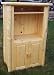 Lodgepole Pine Log Entertainment Center with 2 Doors and 2 Shelves