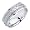 14K White Gold 8mm Braided Rope Comfort Fit Handbraided Designer Wedding Band Ring for Men & Women - size 5