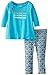 Calvin Klein Girls 2-6X Logo High Low Tunic Set