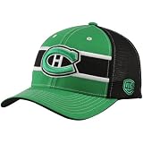 NHL Old Time Hockey Montreal Canadiens St. Patrick's Day Doherty Flex Hat - Black/Kelly Green