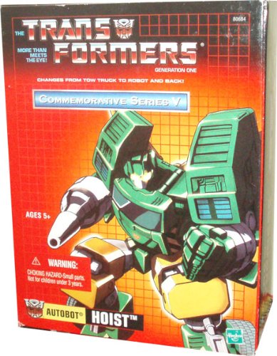 Transformers Year 2003 Commemorative Series V Generation 1 Re Issue 5 Inch Tall Robot Action Figure Autobot HOIST with 2 Missiles. Sensors, 2 Fists and Other Accessories (Vehicle Mode : Tow Truck) 51x5lq95WML Transformers Year 2003 Commemorative Series V Generation 1 Re Issue 5 Inch Tall Robot Action Figure Autobot HOIST with 2 Missiles. Sensors, 2 Fists and Other Accessories (Vehicle Mode : Tow Truck)