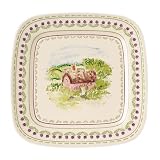 Pfaltzgraff Circle of Kindness The Green Fields of Home 16-Inch Square Serve Platter