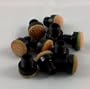10 St�ck Schraubleder 12 mm mit M8 Kunststoff-Gewinde