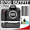 Nikon D700 Digital SLR Camera Body + Nikon MB-D10 Multi-Power Battery Pack + Nikon EN-EL3e Rechargeable Li-ion Battery + Precision Design Cleaning Kit