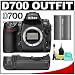 Nikon D700 Digital SLR Camera Body + Nikon MB-D10 Multi-Power Battery Pack + Nikon EN-EL3e Rechargeable Li-ion Battery + Precision Design Cleaning Kit