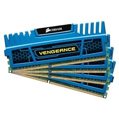 Corsair Vengeance Blue Arbeitsspeicher 16GB (1600 MHz, 240-polig, 4x 4GB) DDR3-RAM Kit4